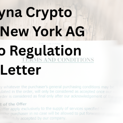 Lumyna Crypto News: New York AG Crypto Regulation Letter