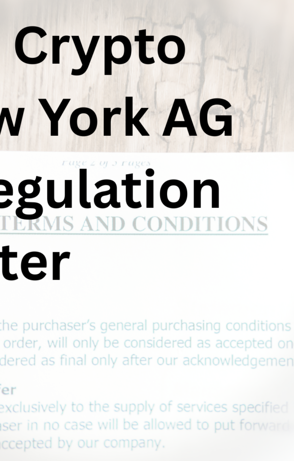 Lumyna Crypto News: New York AG Crypto Regulation Letter