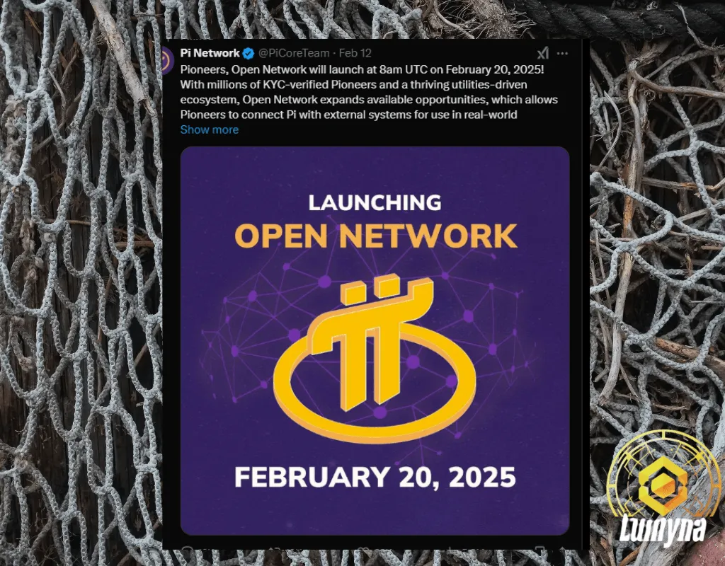 Pi Network Mainnet Launch 20 feb 2025
