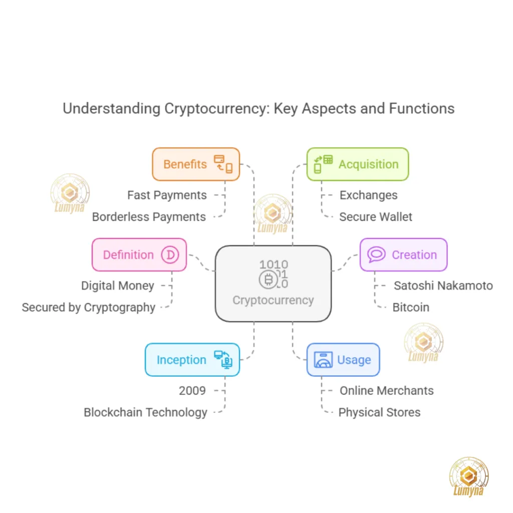 Understanding cryptocurrency, keyaspects