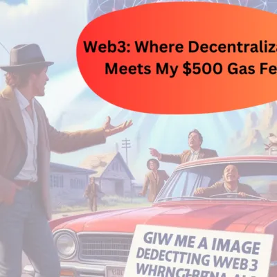 Web3: Where Decentralization Meets My $500 Gas Fees