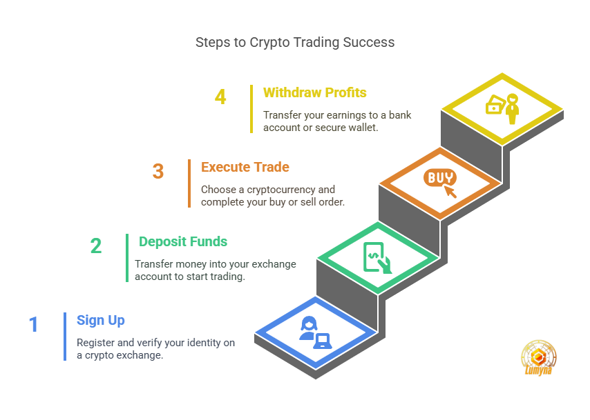 Steps to crypto trading sucess